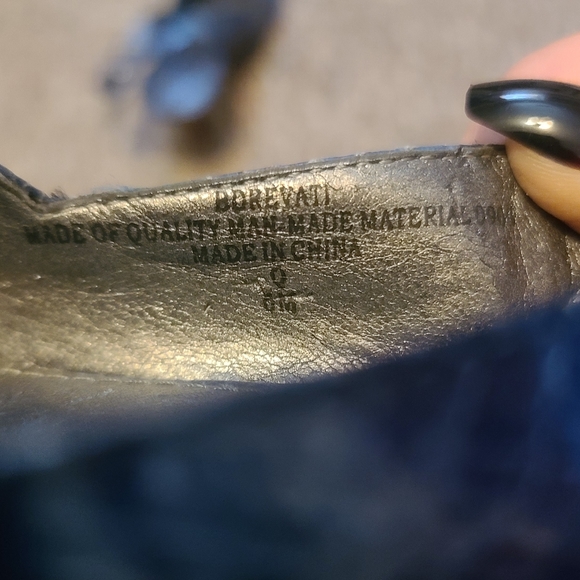 Bandolino VINTAGE Shades of Blue Open Toe High Heels - Picture 6 of 10